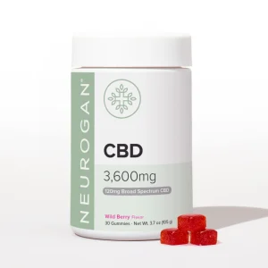 Neurogan CBD желейки 3600 мг THC-Free великі желейки