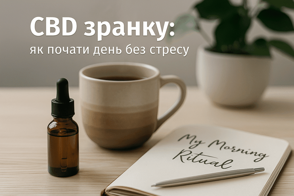 CBD зранку: як почати день без стресу