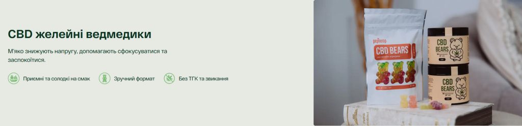 Желейні ведмедики КБД